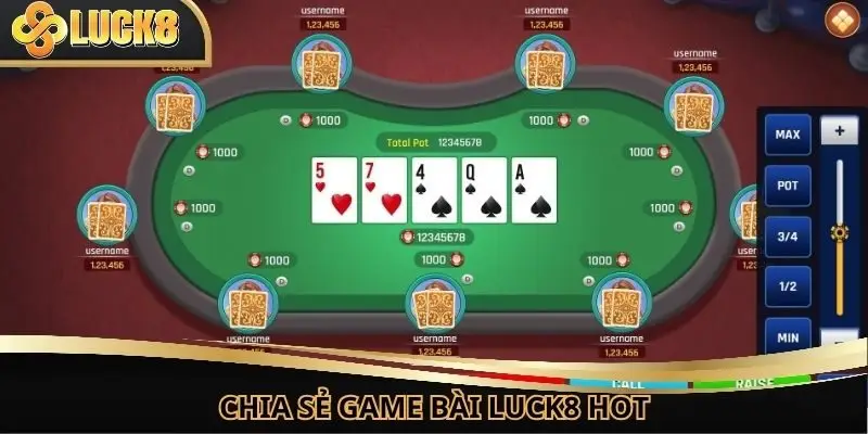 Chia sẻ về game bài LUCK8 hot, đứng đầu lượt truy cập